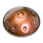 Handpan re mineur 9 note bronze, frequence 432hz, frequence 440hz, hang drum, instrument musique